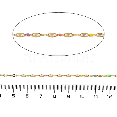 304 Stainless Steel Dapped Chains CHS-H036-01G-02-1