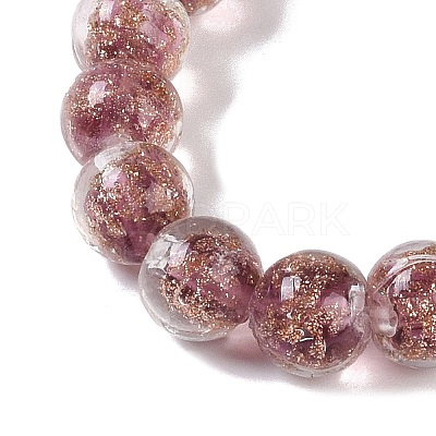 Handmade Gold Sand Lampwork Beads LAMP-Z009-01I-1
