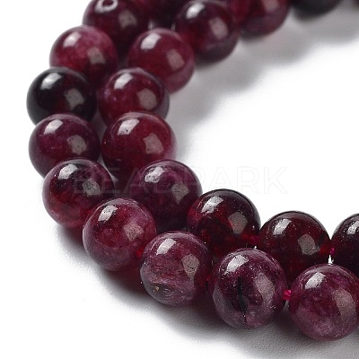 Dyed Natural Malaysia Jade Beads Strands G-G021-01A-04-1