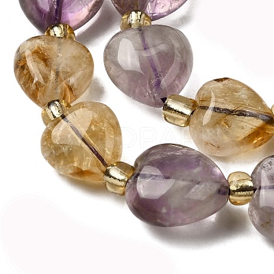 Natural Ametrine Beads Strands G-F799-C01-01-1
