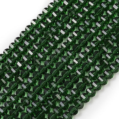 Transparent Glass Beads Strands GLAA-G125-01A-09-1