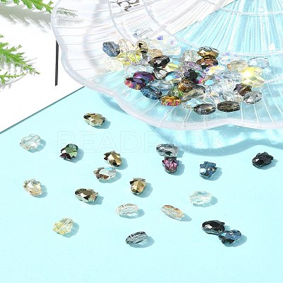 70Pcs 14 Colors Electroplate Glass Beads EGLA-FS0001-47-1