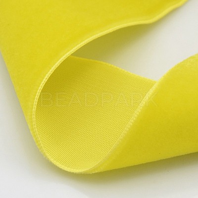 Polyester Velvet Ribbon for Gift Packing and Festival Decoration SRIB-M001-38mm-640-1