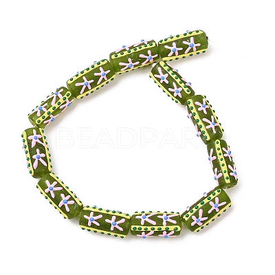 Handmade Lampwork Enamel Beads LAMP-B051-01D-1