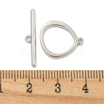 Brass Toggle Clasps KK-A223-04P-1