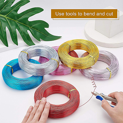 Round Anodized Aluminum Wire AW-BC0007-0.8mm-14-1