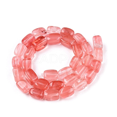 Cherry Quartz Glass Beads Strands G-T138-100-1