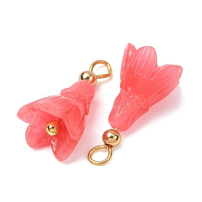 Dyed Synthetic Coral Pendants GG-CBAC295-03G-01-1