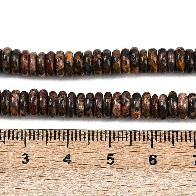 Natural Leopard Skin Jasper Beads Strands G-Q159-B33-01-1