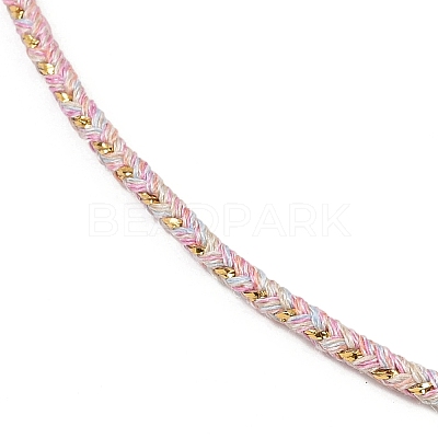 2.5MM Round Nylon Cotton Cord Necklace Making NJEW-C106-01RG-06-1
