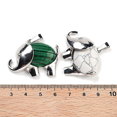 Natural & Synthetic Mixed Stone Pendants G-G112-01P-B-1
