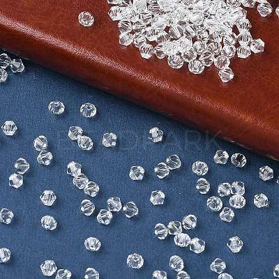 Imitation Austrian Crystal Beads SWAR-F022-4x4mm-001-1