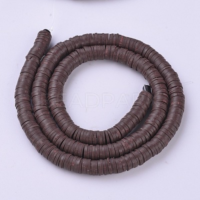 Handmade Polymer Clay Beads X-CLAY-R067-6.0mm-38-1