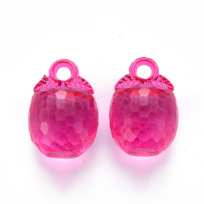 Autumn Theme Transparent Acrylic Pendants TACR-T024-04B-906-1