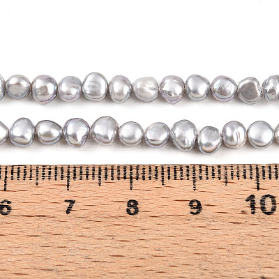 Natural Cultured Freshwater Pearl Beads Strands PEAR-N014-03J-1