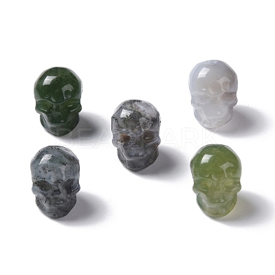 Natural Moss Agate Beads G-I352-09-1