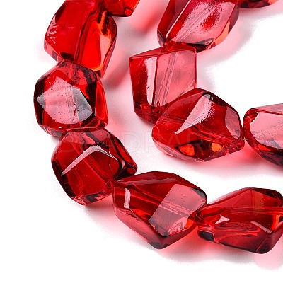 Electroplate Glass Beads Strands EGLA-N012-05A-1