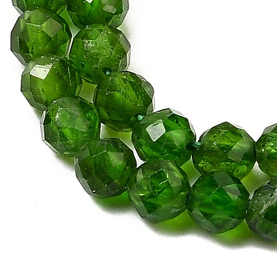 Natural Green Diopside Beads Strands G-NH0046-A01-02-1