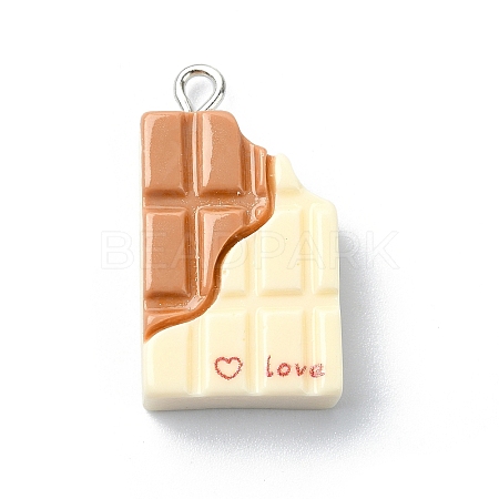 Resin Pendants RESI-I058-04K-1