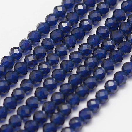 Synthetic Gemstone Beads Strands G-K182-2mm-27-1