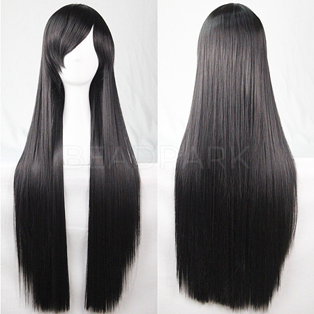 31.5 inch(80cm) Long Straight Cosplay Party Wigs OHAR-G008-08B-1