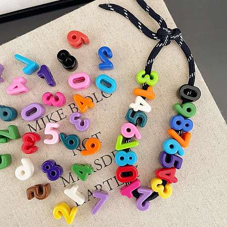 Opaque Acrylic Beads OACR-I013-14-1