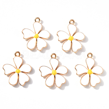 Alloy Enamel Pendants ENAM-R058-01B-1