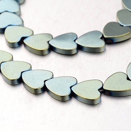 Electroplate Non-magnetic Synthetic Hematite Bead Strands G-F300-23E-07-1