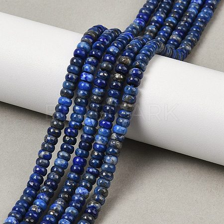 Natural Lapis Lazuli Beads Strands G-K343-C51-01-1