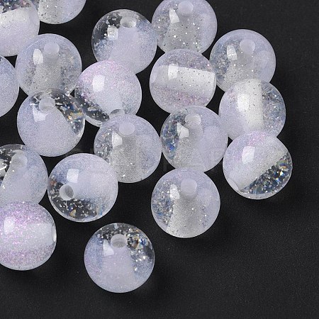 Two Tone Resin Beads LS-RESI-Q025-02A-C-1