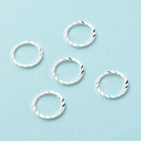 Brass Linking Rings KK-F831-018C-S-RS-1