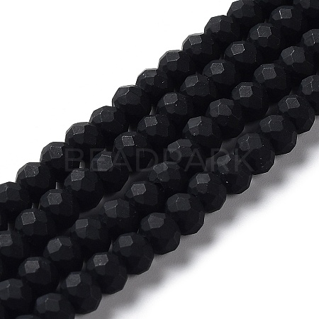 Glass Beads Strands EGLA-A034-P3mm-MD18-1
