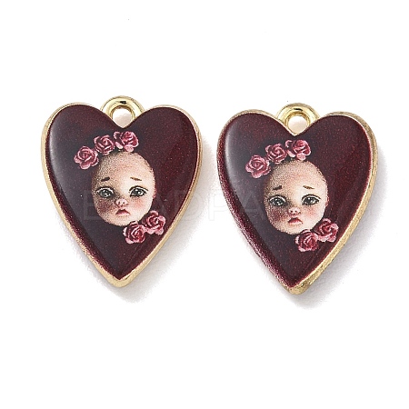 Printed Alloy Pendants AL-CBA4262-10C-01-1