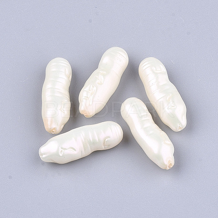 ABS Plastic Imitation Pearl Beads OACR-T006-228-1