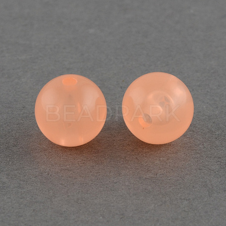 Imitation Jelly Acrylic Beads SACR-R836-6mm-01-1