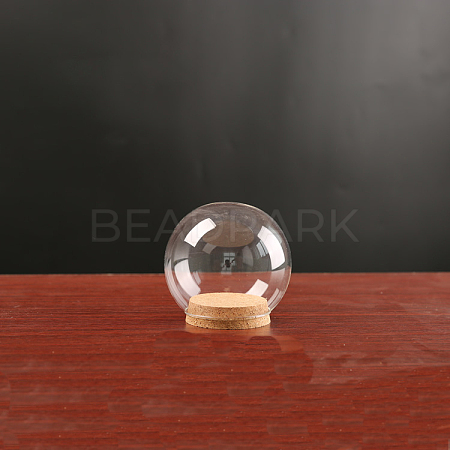 High Borosilicate Glass Dome Cover DJEW-PW0001-22A-1