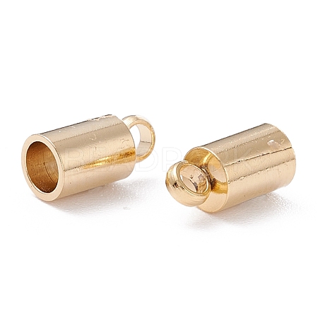 201 Stainless Steel Cord Ends X-STAS-H410-20G-I-1
