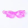 Transparent Acrylic Big Pendants TACR-S132-01-2