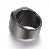304 Stainless Steel Signet Band Rings for Men RJEW-G091-16-4