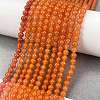 Natural Red Aventurine Beads Strands G-M438-A09-01-2