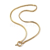316 Surgical Stainless Steel Ring Pendant Necklaces NJEW-D059-01C-G-1