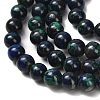 Natural Azurite Beads Strands G-Z110-C05-4mm-4
