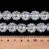 Transparent Electroplate Glass Beads Strands EGLA-N012-16-4