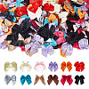 GOMAKERER 288pcs 12 colors Handmade Polyester Ornament Accessories AJEW-GO0001-34-1