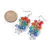 Glass Dangle Earrings EJEW-JE05756-3