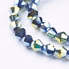 Electroplate Glass Beads Strands LS-EGLA-S057-3-3