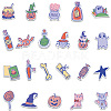 Halloween Themed PVC Waterproof Sticker Labels HAWE-PW0001-039-2