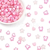 200Pcs 5 Styles Transparent Acrylic Beads TACR-FS0001-54A-2