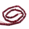 Dyed Natural Malaysia Jade Rondelle Beads Strands X-G-E316-2x4mm-10-2