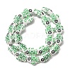 Handmade Printed Porcelain Beads PORC-F005-03B-02-4